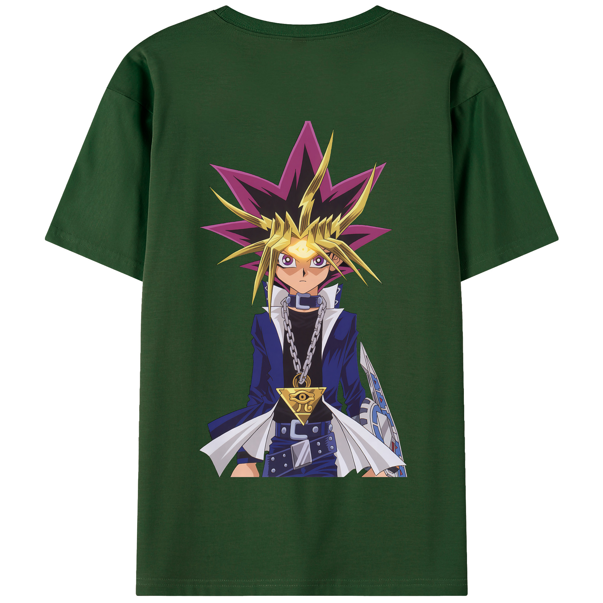 （画像用） 遊☆戯☆王 Yu-Gi-Oh! 綿100％半袖Tシャツ（背面プリント）
